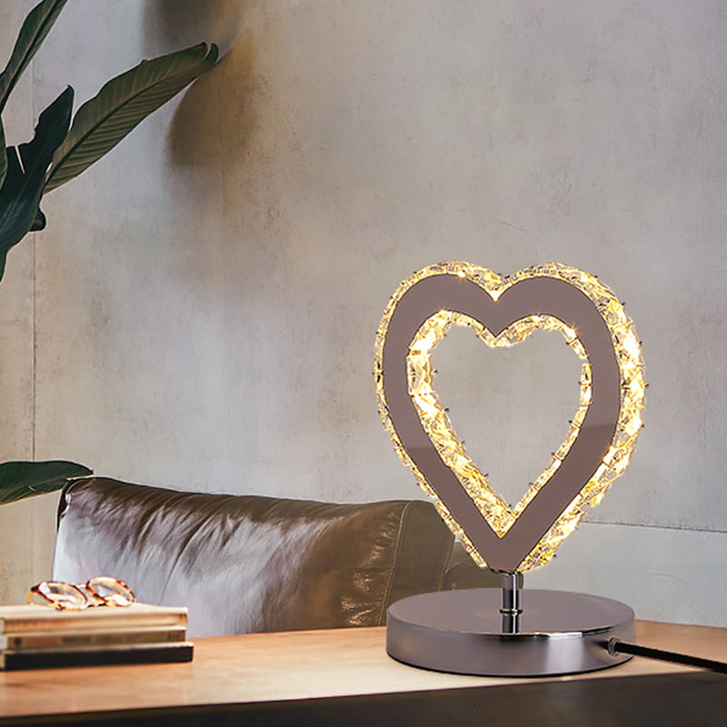 Coeur aimant Crystal Block Light