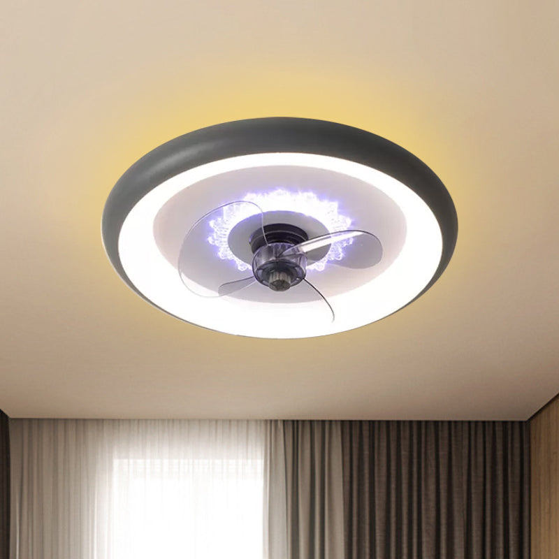 Macaron LED de plafond de beignet métal