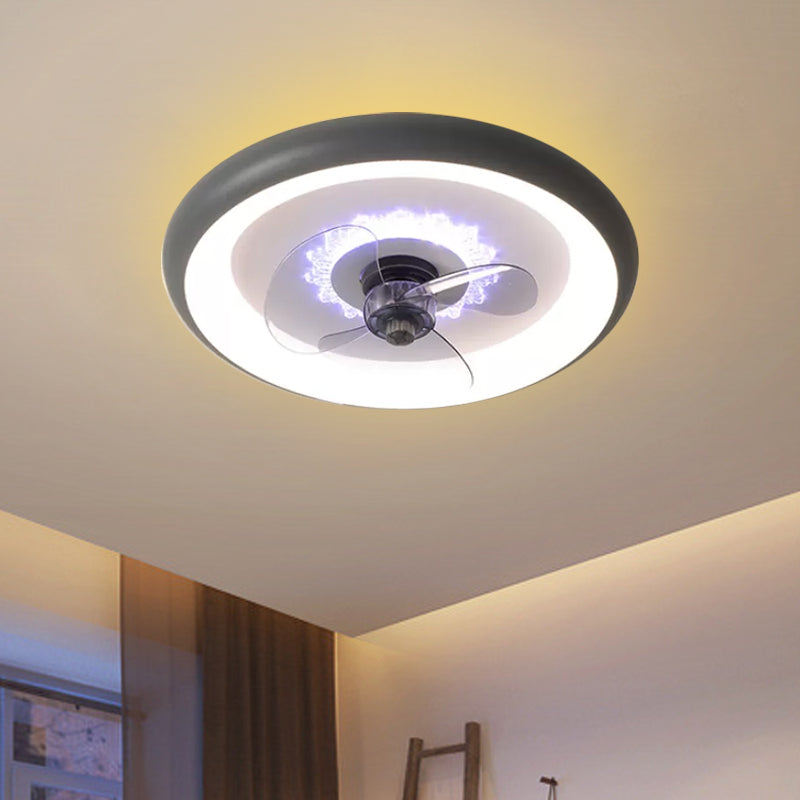 Macaron LED de plafond de beignet métal