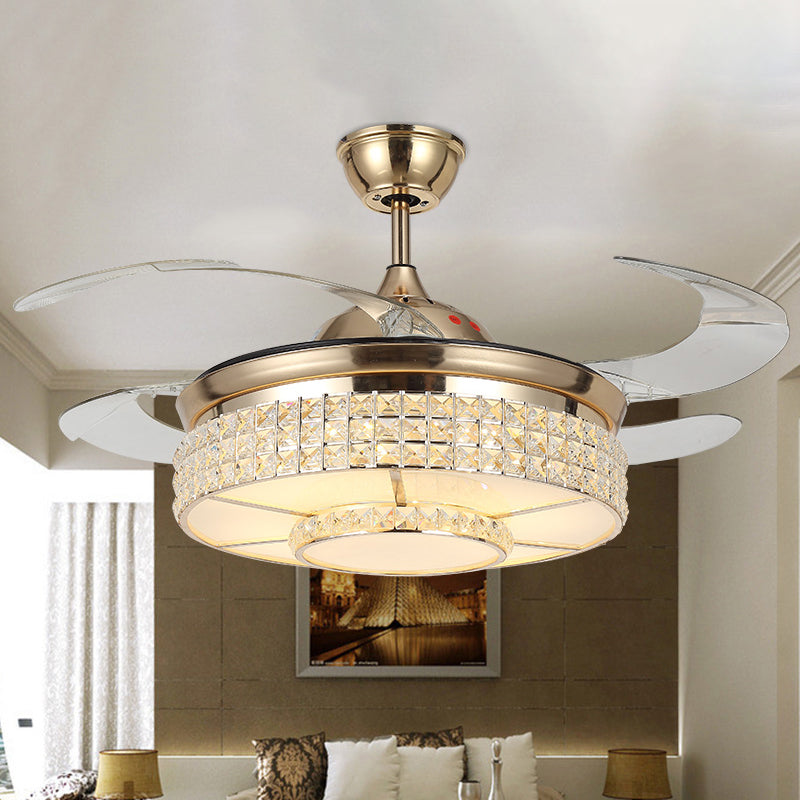 16 "W Drum Wohnzimmer Hanges Ventilator Leicht abgeschrupp