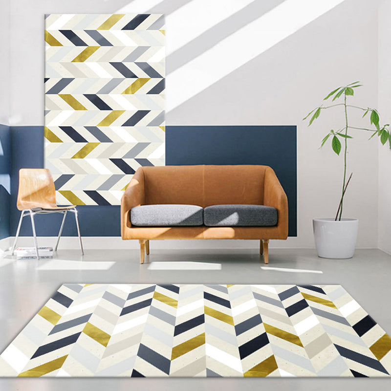 Uniek geometrisch patroon Tapijten Multicolor Modernistisch Rug Polyester Wasbaar Pet Friendly Anti-Slip Tapijt voor woonkamer