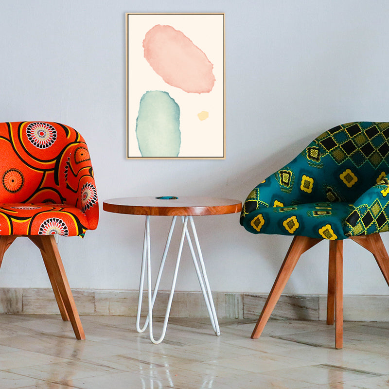 Scandinavisch abstract canvas jongenskamer wanddecoratie in pastelkleuren, meerdere maten