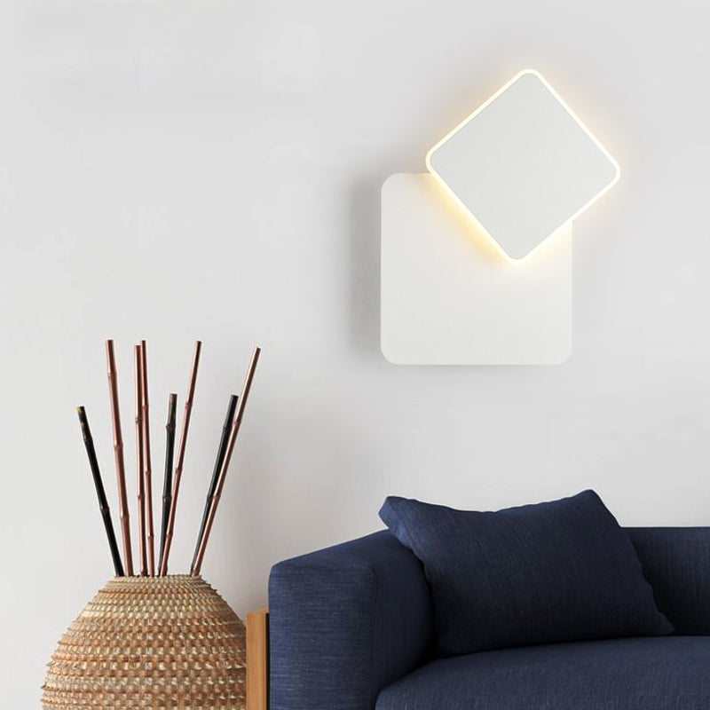 Stile semplice pannello sottile parete luco legno in legno acrilico salvezza salvezza luce per cucina corridoio