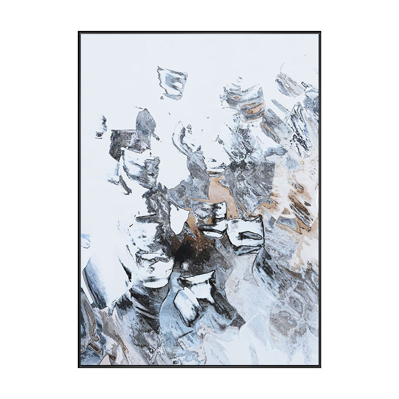 Canvas Textured Painting Modern Style Abstract Pattern Wall Art Decor, Multiple Sizes