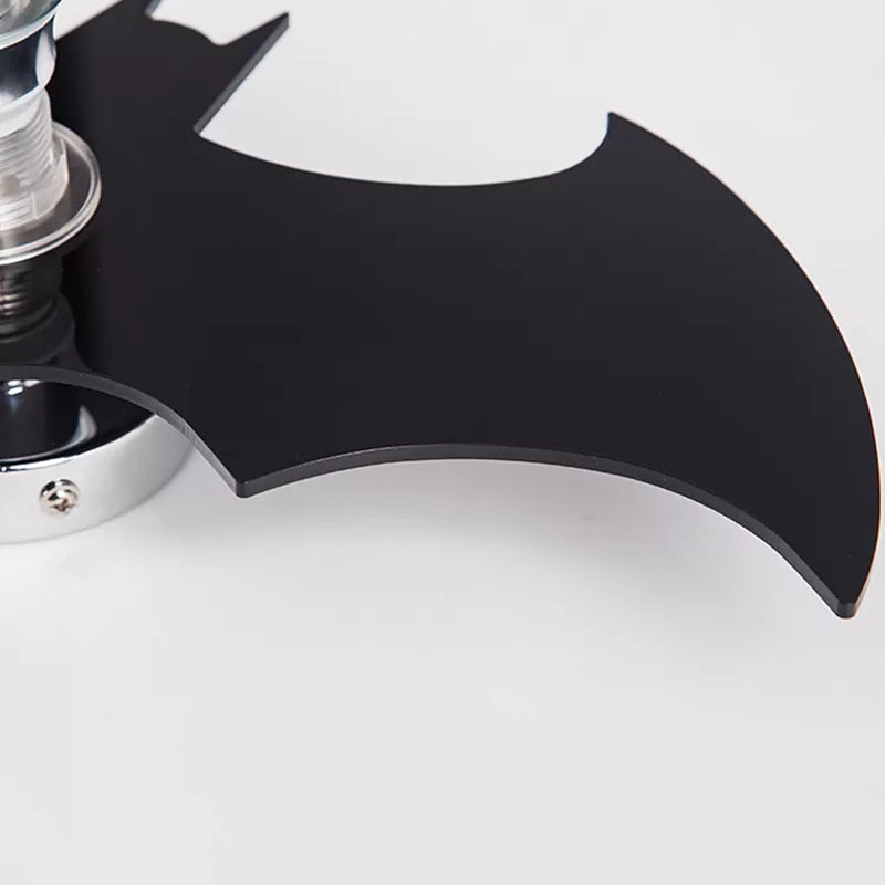 Metaal kleine vleermuismuurlicht 1 kop moderne creatieve sconce licht in het zwart voor jongens slaapkamer