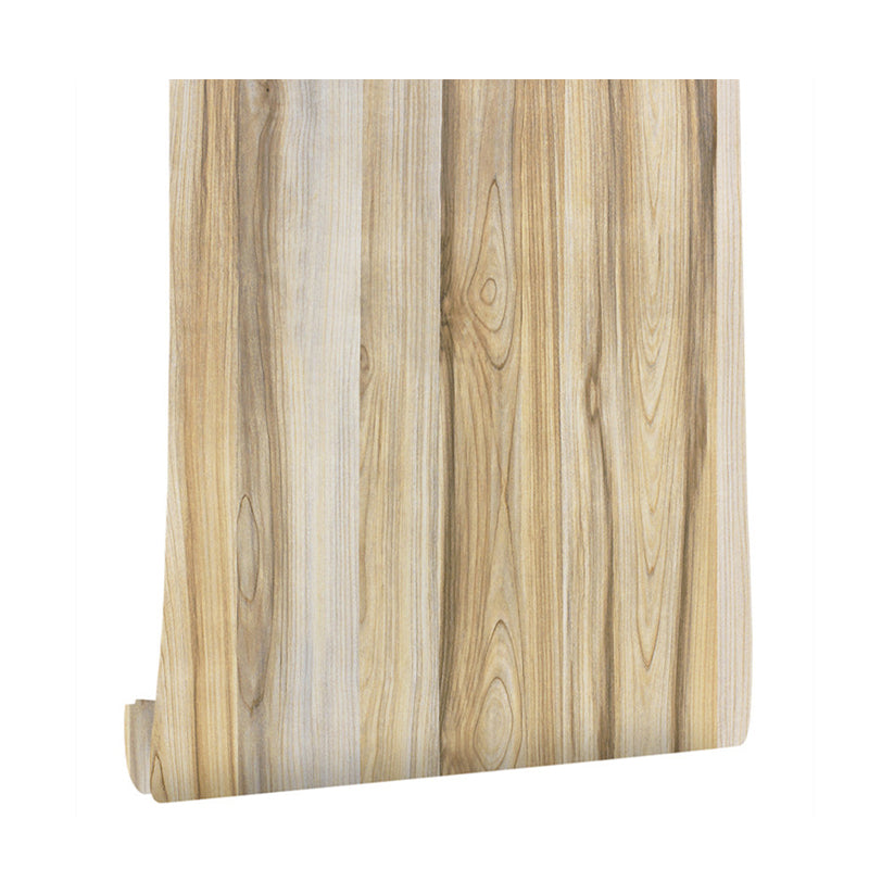 Pine Wood Wallpaper Roll Light Brown Rustic Wall Art for Bedroom, Pick Up Sticks