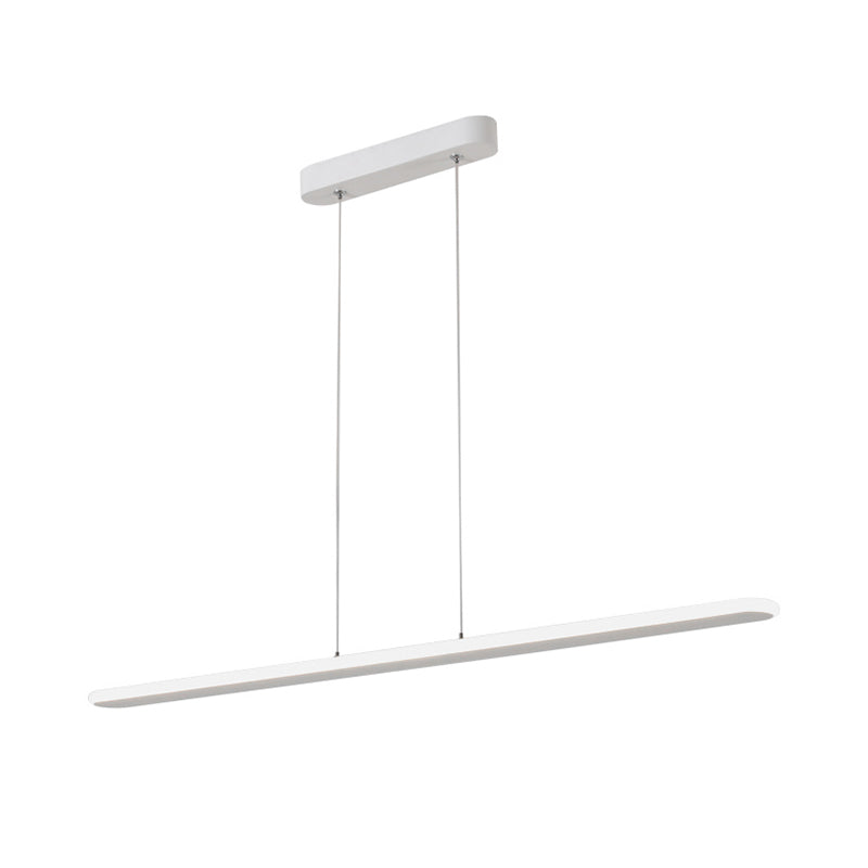 16"/23.5"/31.5" Wide Oval Hanging Pendant Light Contemporary LED Kitchen Ceiling Pendant over Table in Warm/White Light