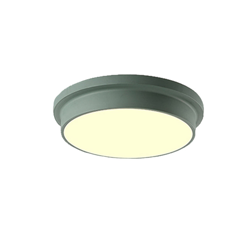 Nordic Macaron Farbige Decke Licht Runde Form Acryl Flushmount Light for Child Bedroom