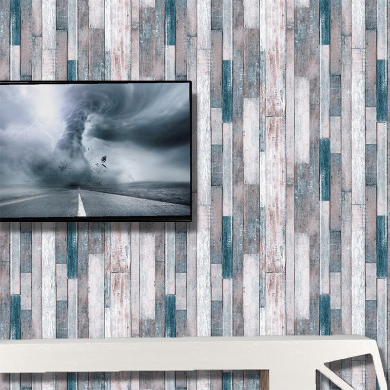 Pastel Painted Wood Wallpaper Roll Waterproofing Farmhouse Sitting Room Wall Art