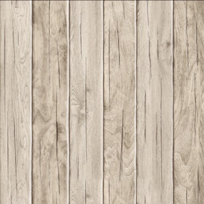 Washable Wood Board Wallpaper Roll PVC Rustic Wall Decor for Dining Room, 33' x 20.5"