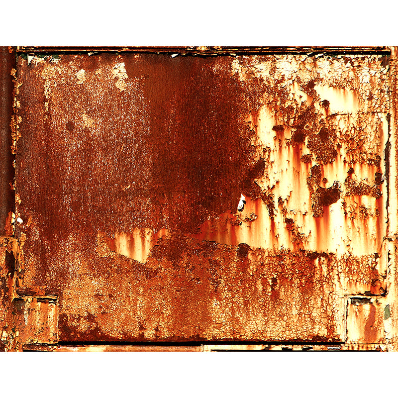 Metal Corrosion Wall Mural Decal Steampunk Washable Living Room Wall Covering, Custom Made