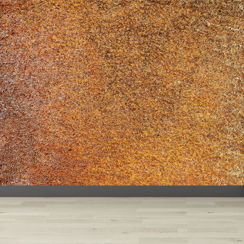 Cyberpunk Rust Look Wallpaper Mural Dark Color Living Room Wall Art, Made to Measure
