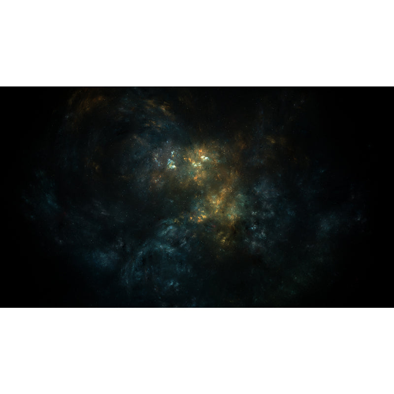 Space Milky Way Mural Wallpaper Contemporary Non-Woven Cloth Wall Art in Dark Color