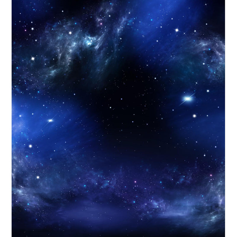 Large Starry Sky Wall Mural Waterproof Modern Living Room Wall Decor in Dark Color