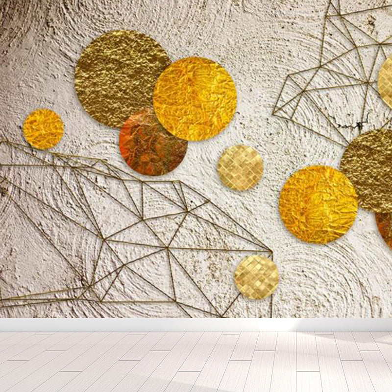 Modern Style Scenery Mural Decal Non-Woven Waterproofing Pastel Wall Art for Home