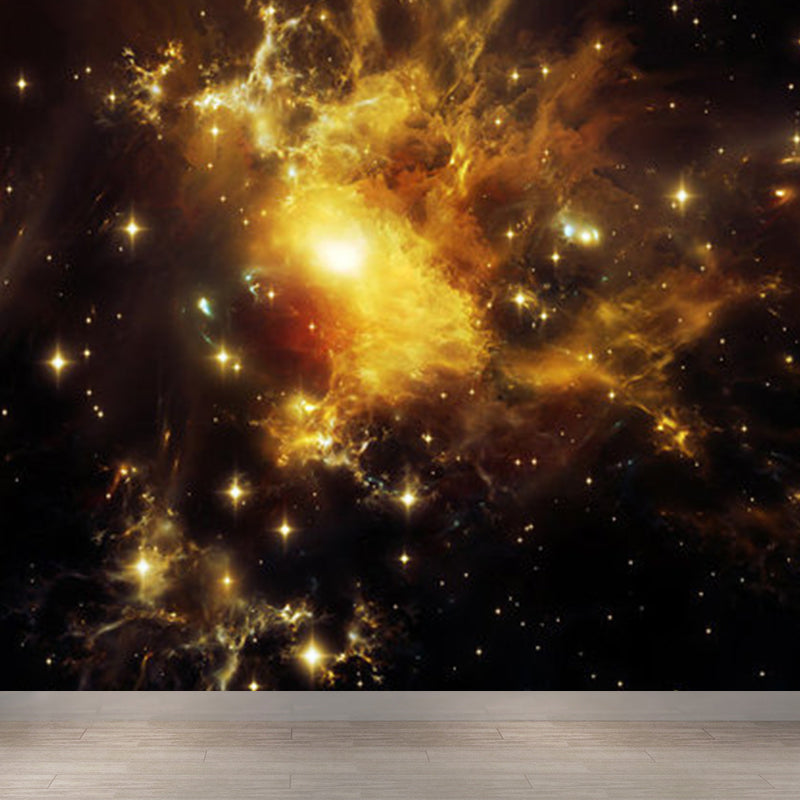 Modern Changeable Sky Mural Decal Soft Color Ornamental Wall Art for Girls Bedroom