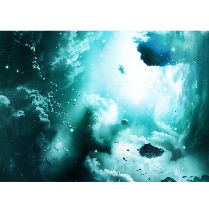 Non-Woven Cloth Decorative Mural Modern Supernatural Sky Scene Wall Covering for Kitchen