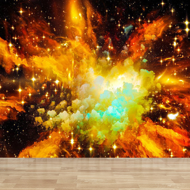 Non-Woven Cloth Decorative Mural Modern Supernatural Sky Scene Wall Covering for Kitchen