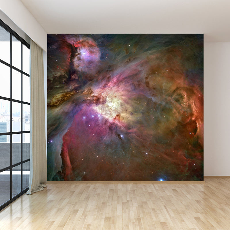 Non-Woven Cloth Decorative Mural Modern Supernatural Sky Scene Wall Covering for Kitchen