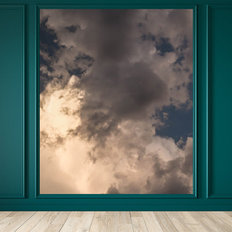 Non-Woven Cloth Decorative Mural Modern Supernatural Sky Scene Wall Covering for Kitchen
