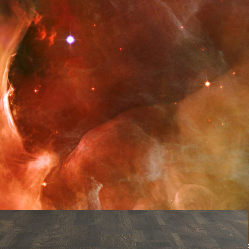 Extra Large Sky Scenery Mural Light Color Non-Woven Wall Art for Interior Decor, Customised