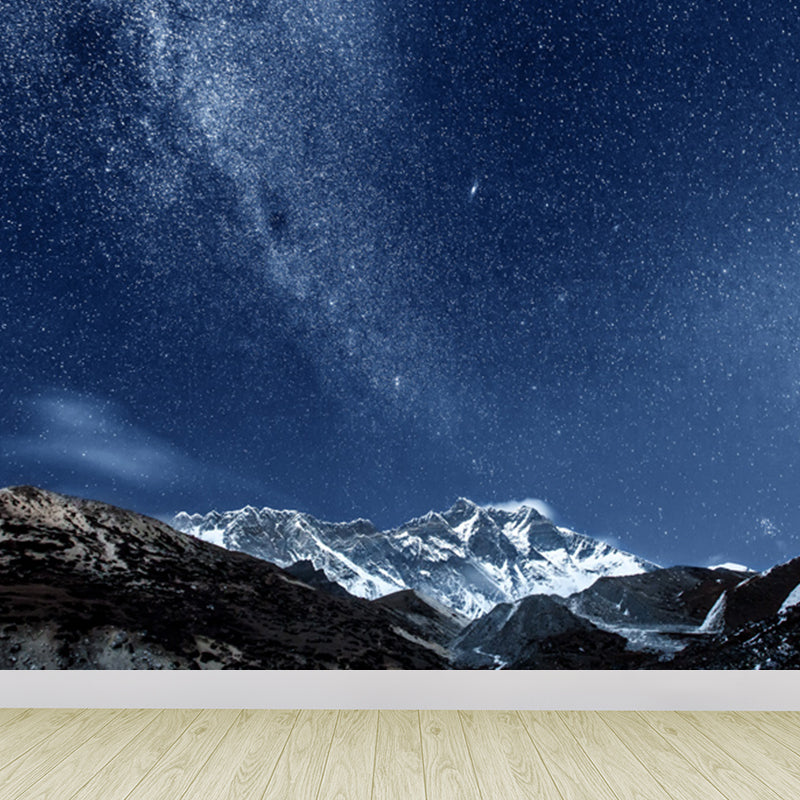 Stain-Proof Magical Sky Scenery Mural Decal Modern Non-Woven Material Wall Decor, Custom