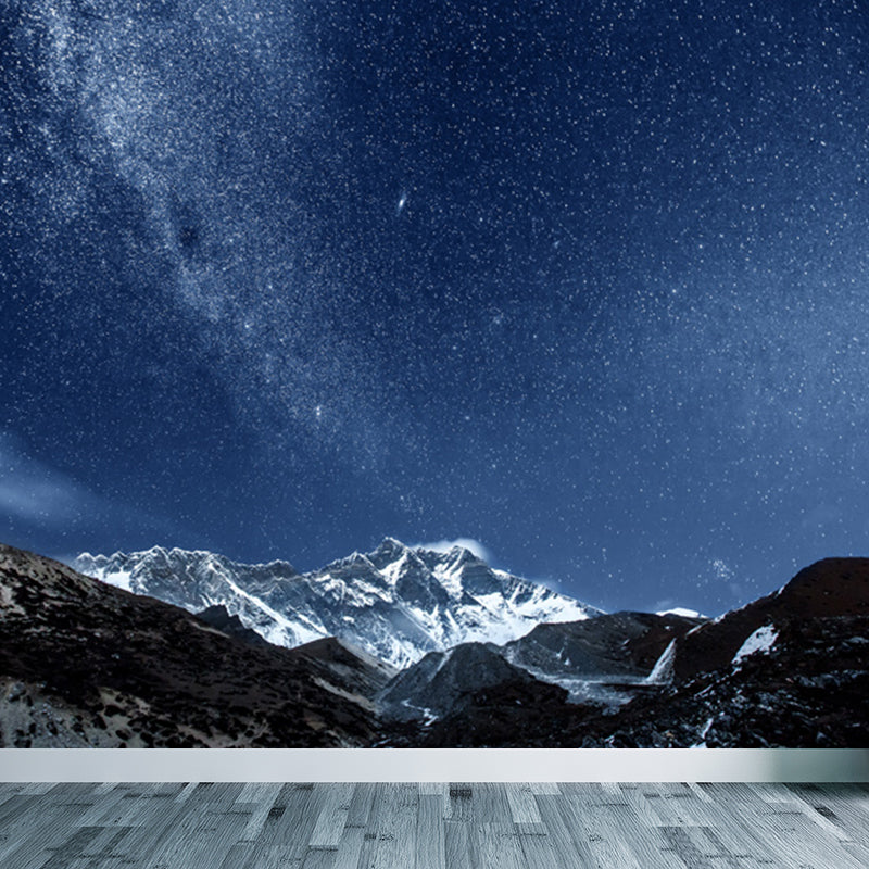 Stain-Proof Magical Sky Scenery Mural Decal Modern Non-Woven Material Wall Decor, Custom