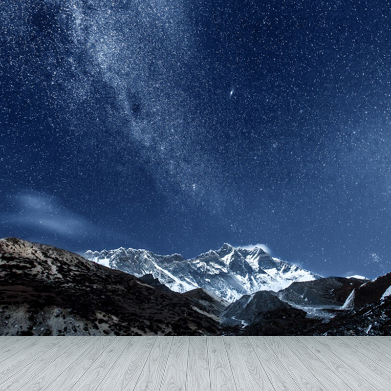 Stain-Proof Magical Sky Scenery Mural Decal Modern Non-Woven Material Wall Decor, Custom