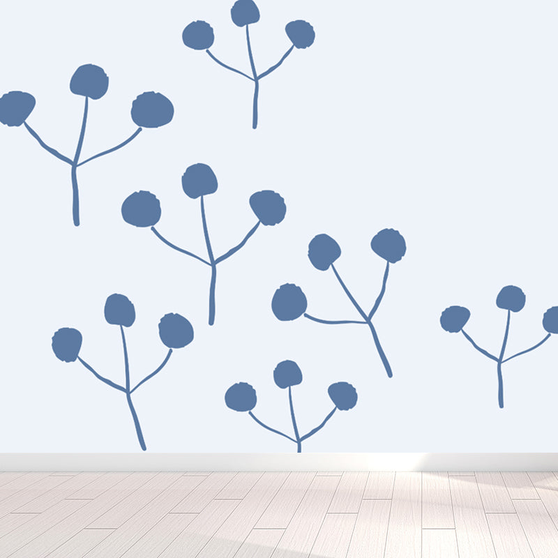 Washable Ink Mark Drawing Mural Wallpaper Customized Modern Wall Art for Bedroom