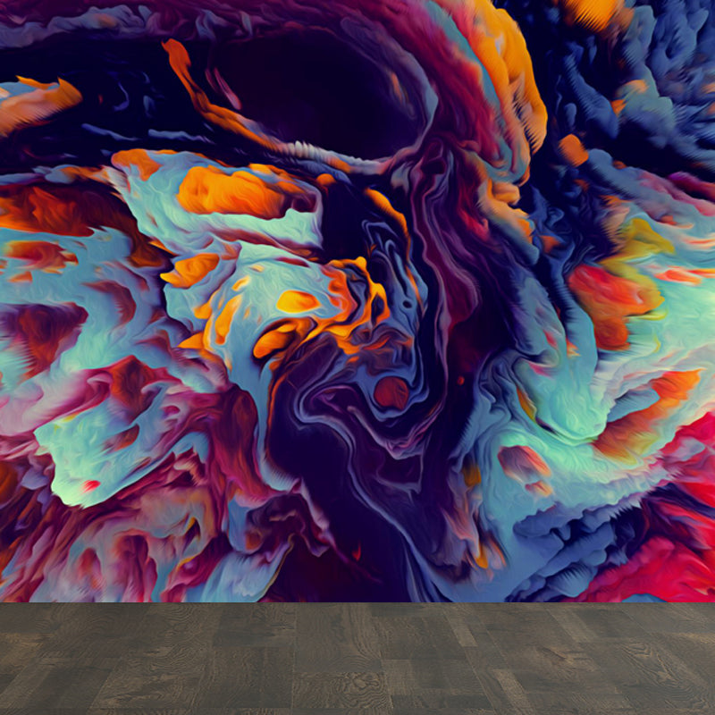 3D Cloud Abstract Pattern Mural Modern Water-Proof Living Room Wall Decor, Custom Size