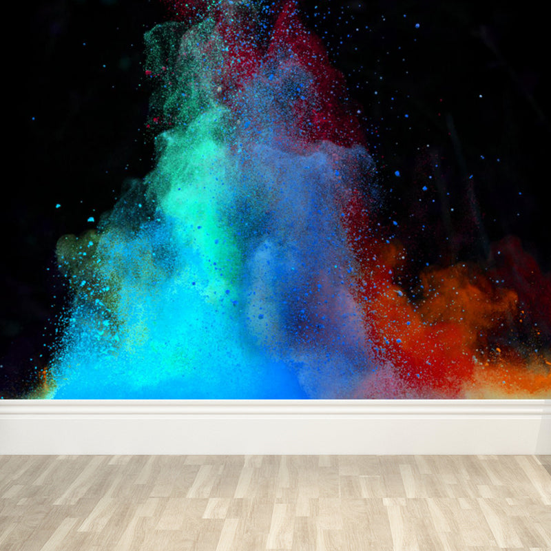 Photography Abstract Burst Print Mural Decal Big Wall Art for Sitting Room, Custom Made