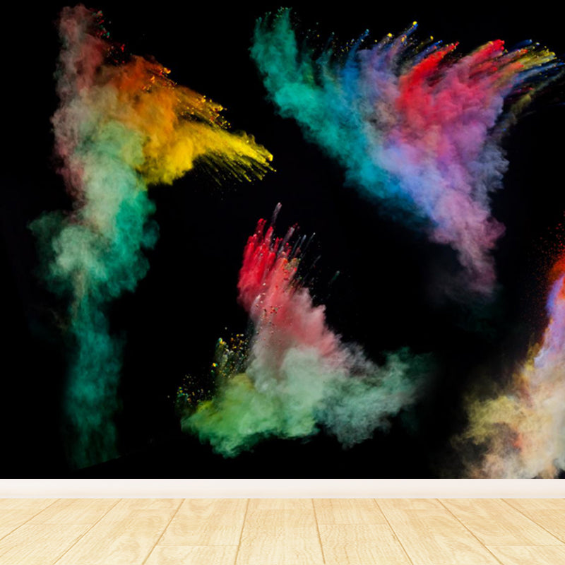 Cool Burst Print Mural Wallpaper Living Room Abstract Wall Art, Custom Size Available