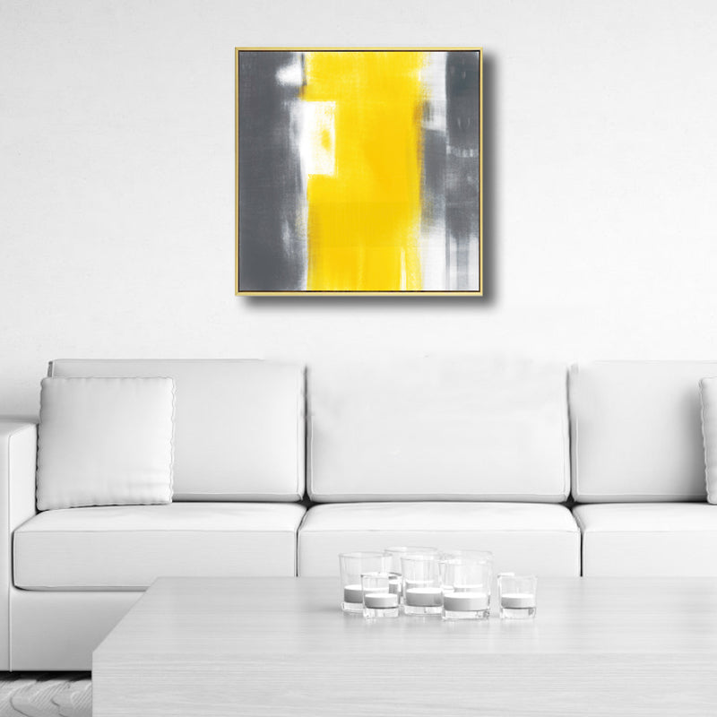 Moderne kunststijl abstract schilderij canvas lichte kleur aquarel wanddecoratie, meerdere maten