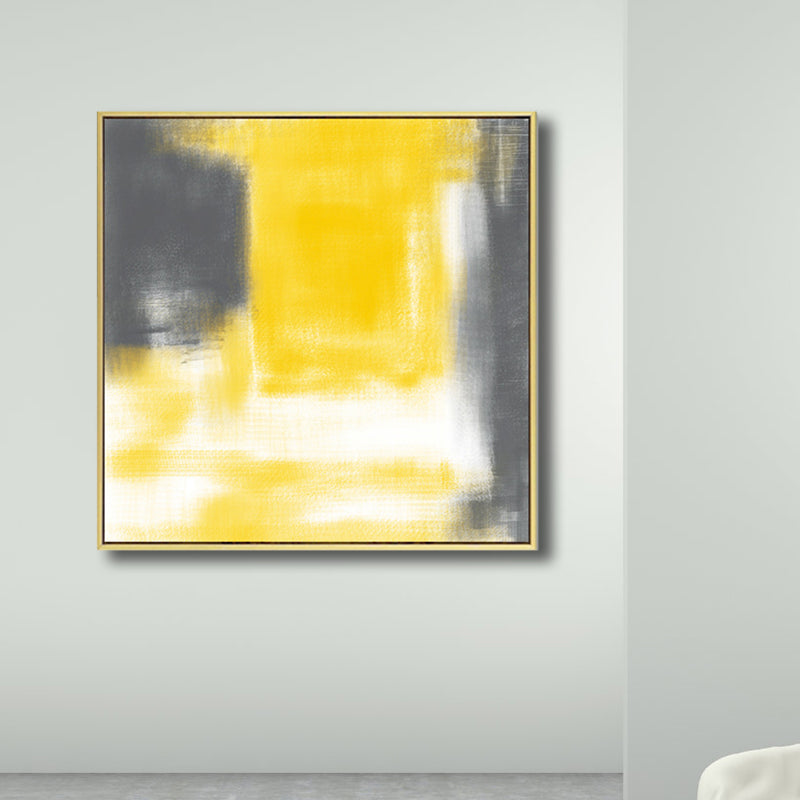 Moderne kunststijl abstract schilderij canvas lichte kleur aquarel wanddecoratie, meerdere maten