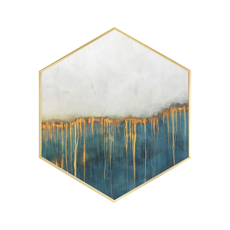 Hedendaags abstract muurkunstdecor keukencanvas in zachte kleuren, meerdere maten