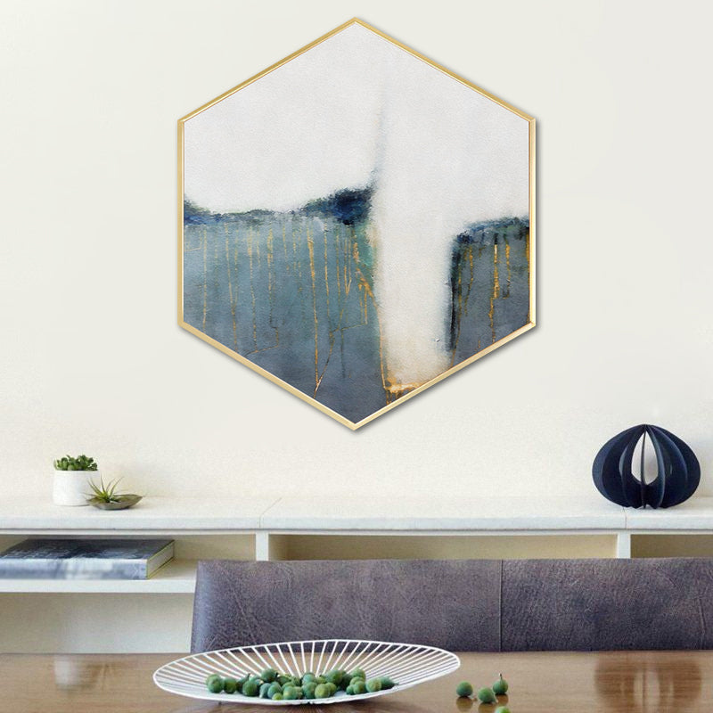 Hedendaags abstract muurkunstdecor keukencanvas in zachte kleuren, meerdere maten