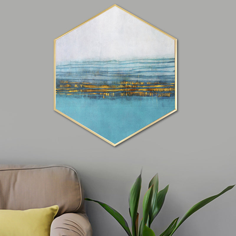 Hedendaags abstract muurkunstdecor keukencanvas in zachte kleuren, meerdere maten