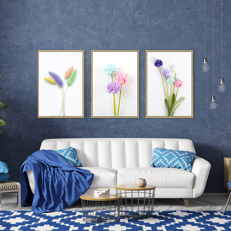 Floral Printed Photography Wall Decor Contemporary Canvas Painting, Multiple Sizes