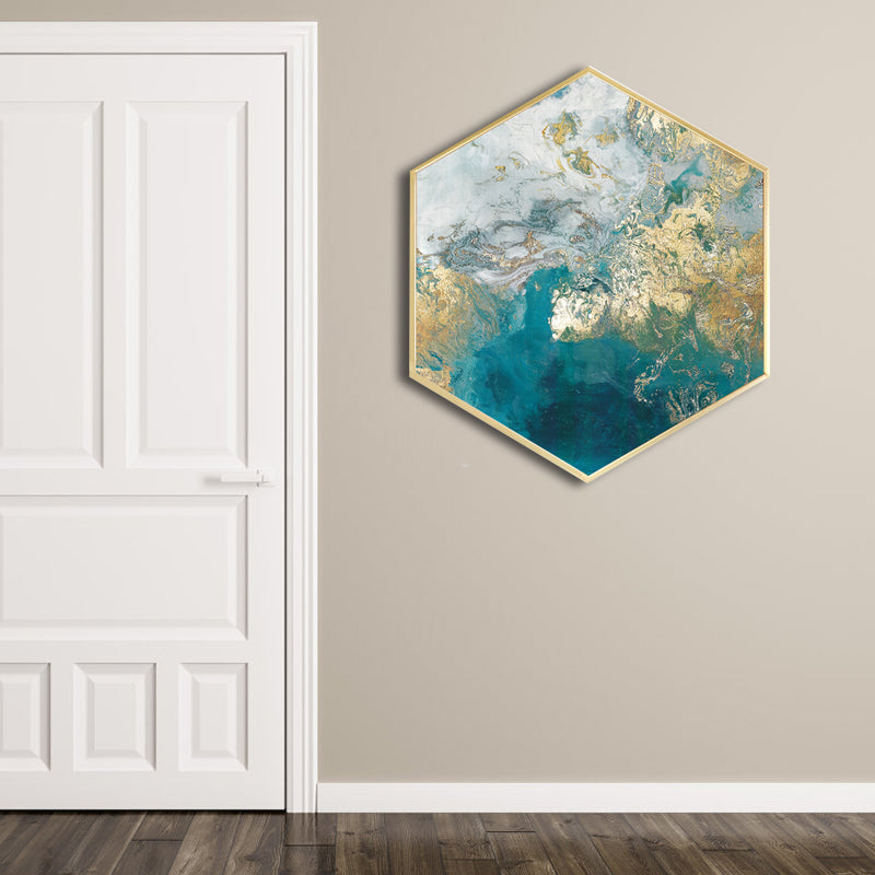 Abstract Pattern Wall Art Print Scandinavian Canvas Textured Painting in Soft Color