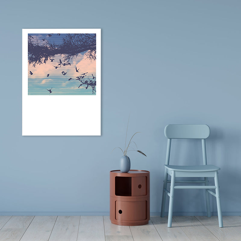 Hedendaagse Sky Scene Wall Decor Canvas Lichte kleur Natuurlijk landschap Art Print, meerdere maten