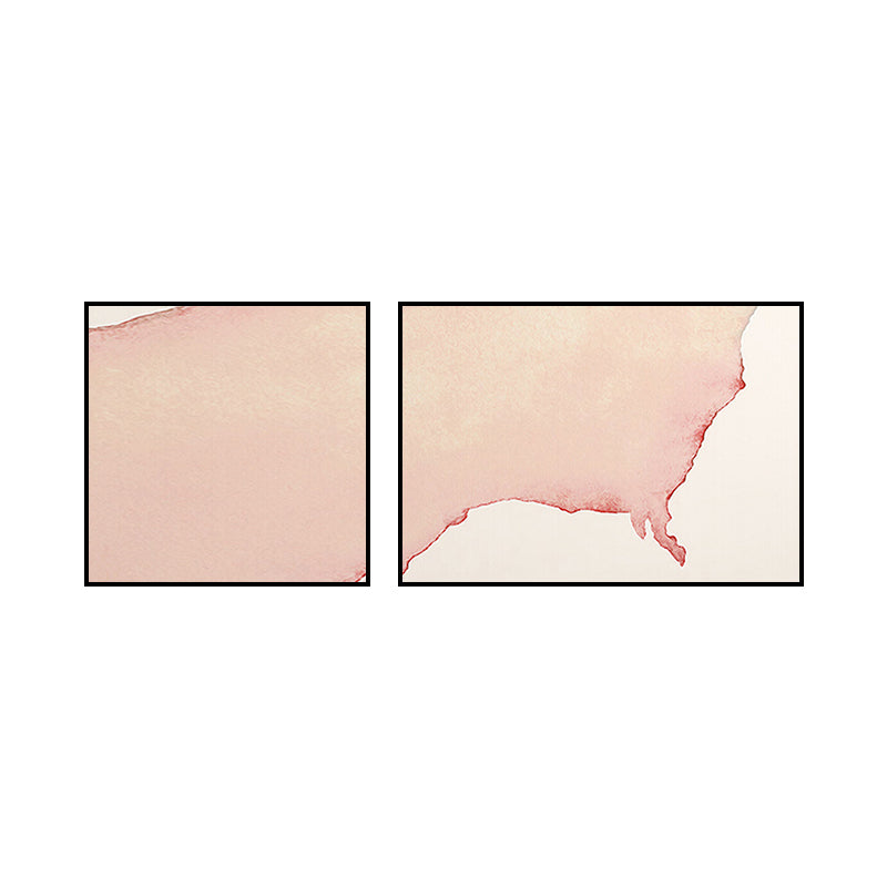Minimalismus, abstrakte Leinwand-Wandkunst, Haus-Innenwanddekoration in Pastellfarbe, optionale Größe