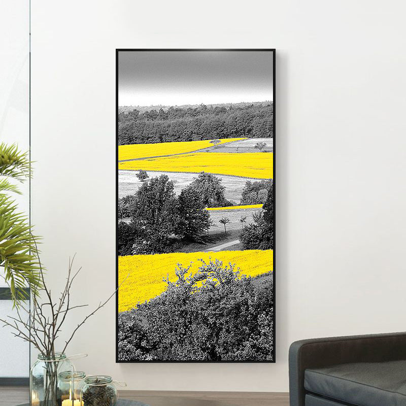 Toile de paysage naturel de pays, photographie d'art, décoration murale de couleur claire, plusieurs tailles