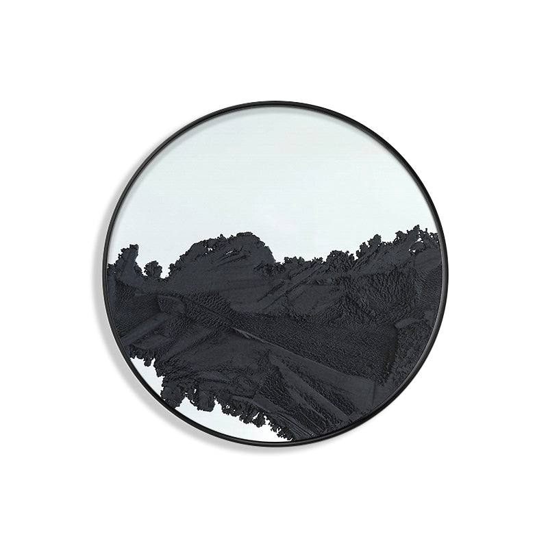 Pastel Color Abstract Canvas Textured Scandinavian Style Girls Bedroom Wall Art Print