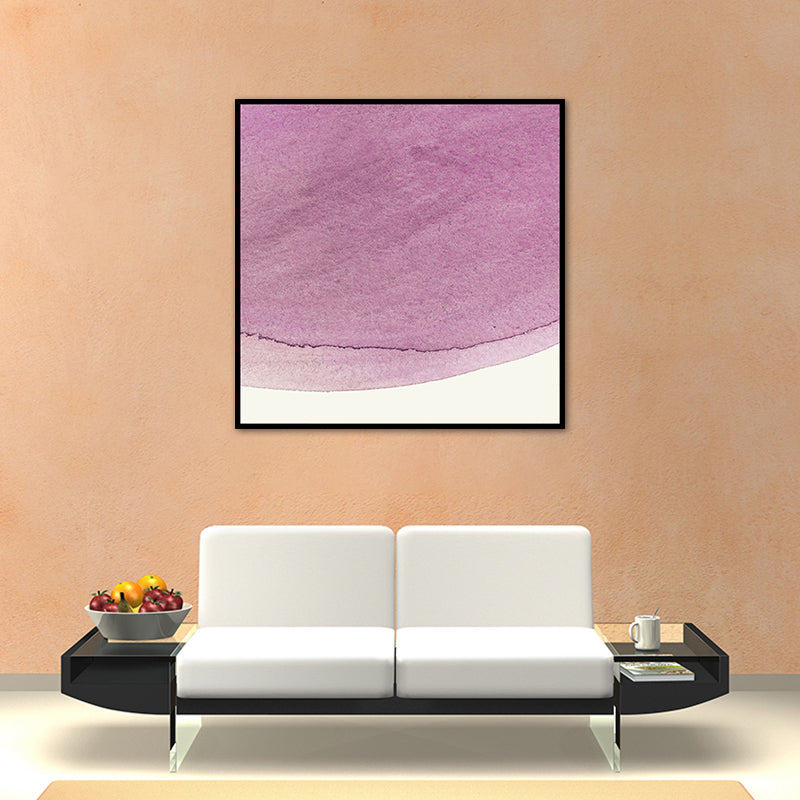 Zachte kleur moderne kunst canvas aquarel schilderij voor eetkamer, meerdere maten opties