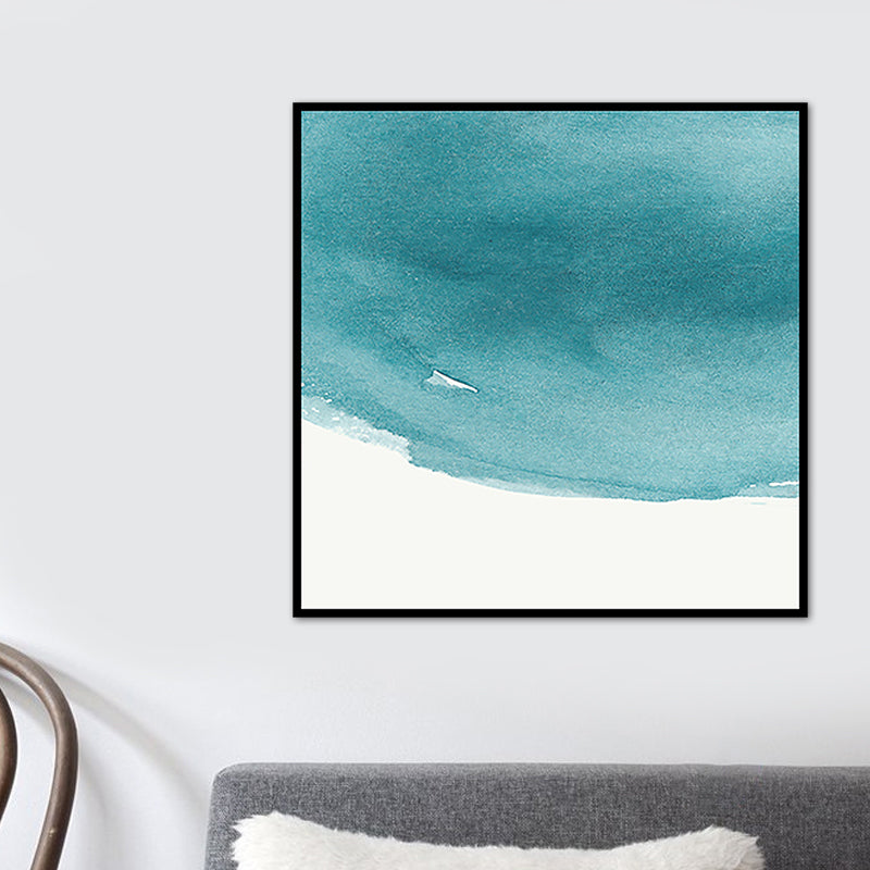 Zachte kleur moderne kunst canvas aquarel schilderij voor eetkamer, meerdere maten opties