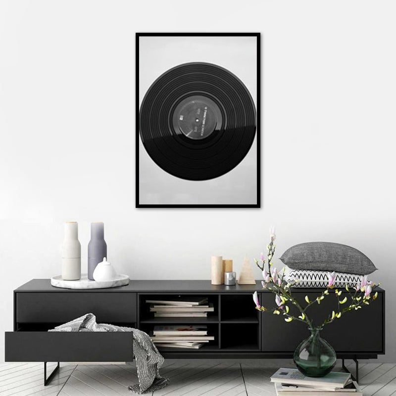Musik-CD-Wanddekoration, Vintage-Stil, strukturierter Leinwanddruck für Schlafzimmer, mehrere Größen