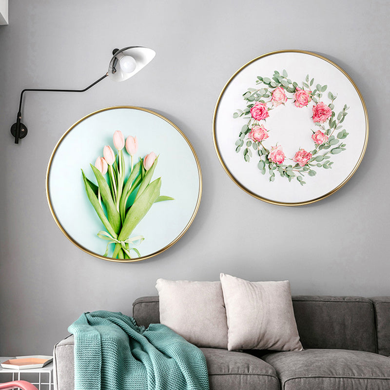 Floral Print Photography Painting Nordic Style Canvas Wall Decor, Multiple Sizes