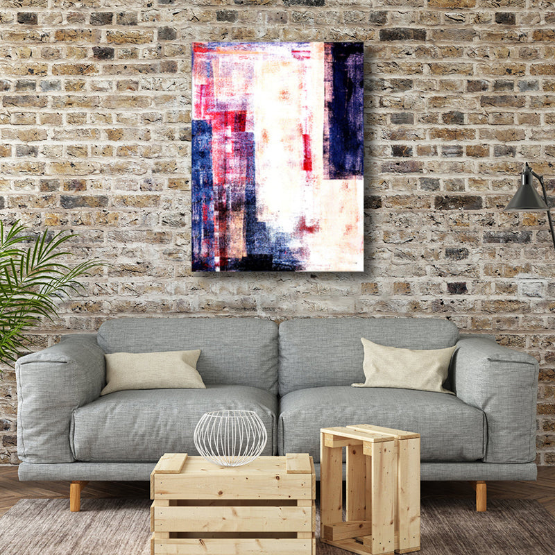 Toile couleur pastel peinture art moderne décor mural abstrait, plusieurs tailles disponibles