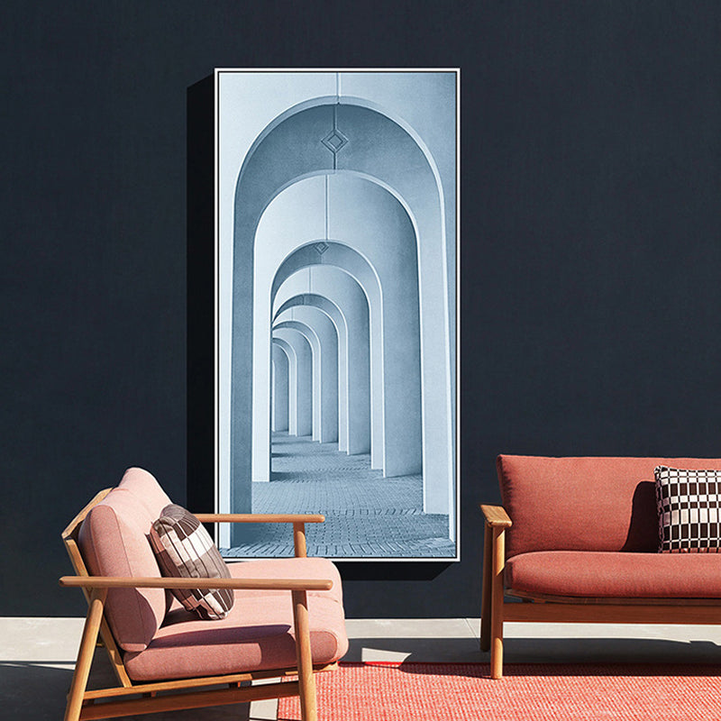 Arte moderno en lienzo de pasillo largo para decoración de pared de fotografía de dormitorio, varios tamaños