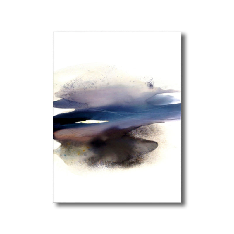 Soft Color Abstract Canvas Print Watercolor Contemporary Art Textured Painting for Bedroom